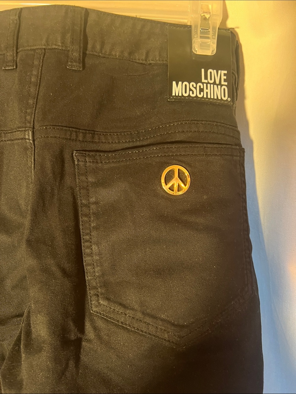 Moschino Slim Straight Black Men's Jeans